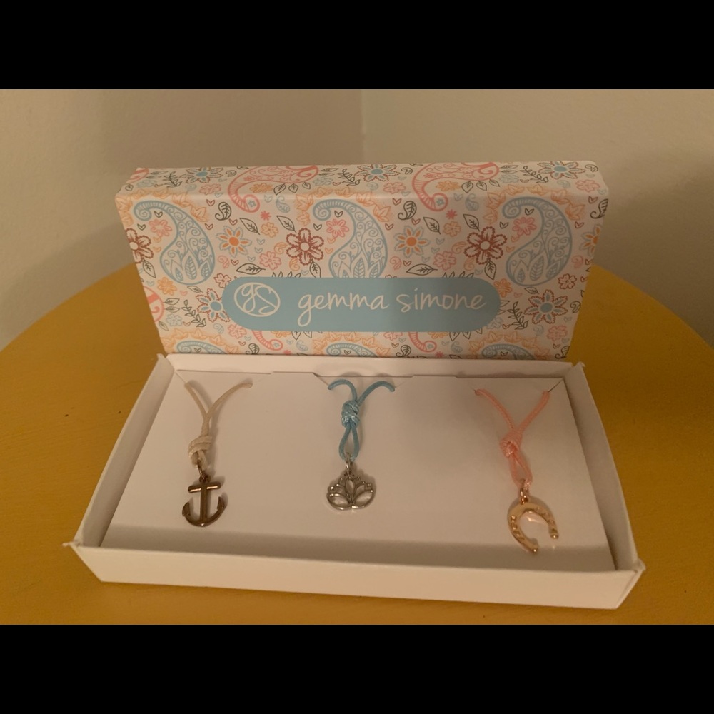 Gemma Simone 2 in 1 necklace/bracelet set